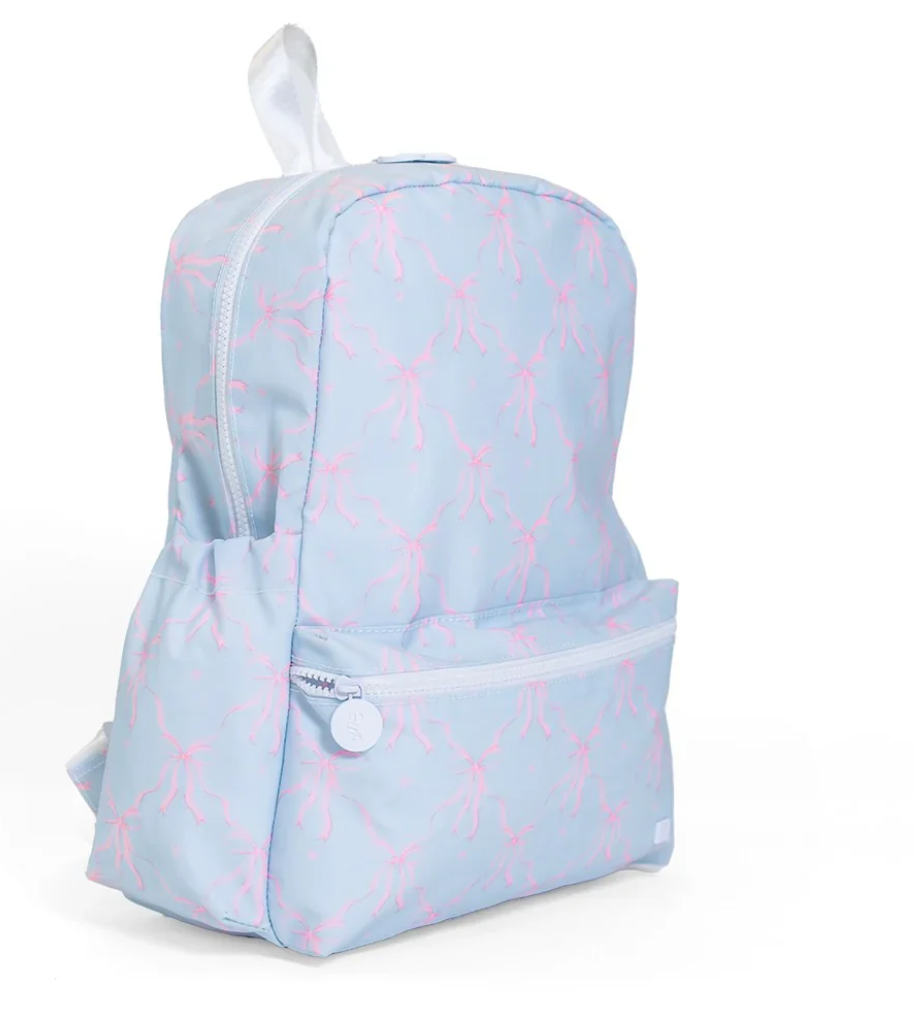 TRVL tsa mini backpack- Eloise bow