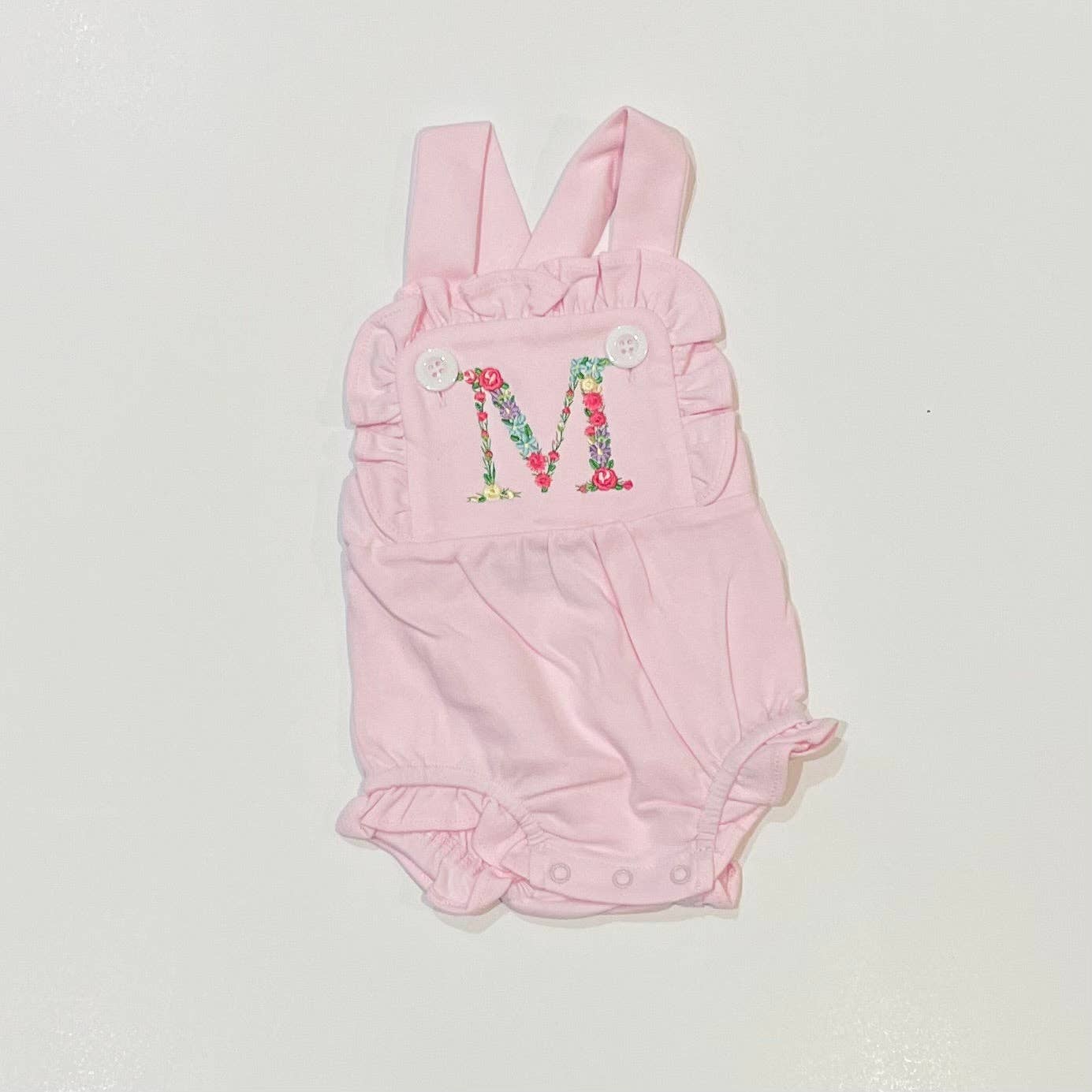 Knit Sunsuit - Ruffle: White 18m and 2t