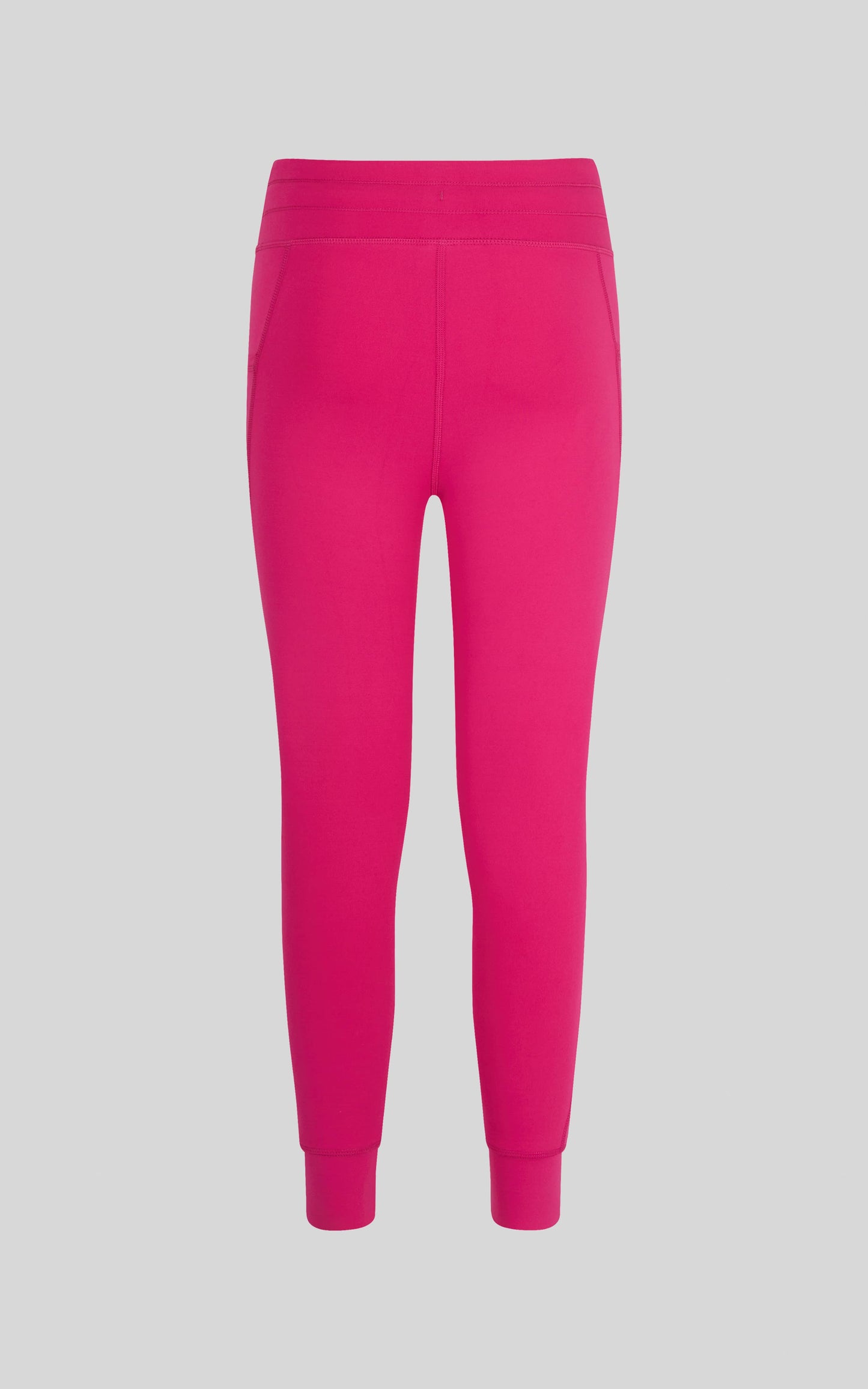 Girls Lux Cuffed 7/8 Jogger with Pockets and Draw string : Raspberry Rose