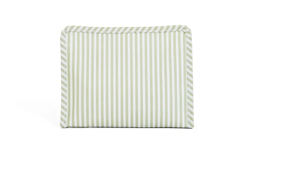 Classic green plaid medium roadie zip pouch