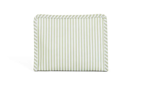 Classic green plaid medium roadie zip pouch