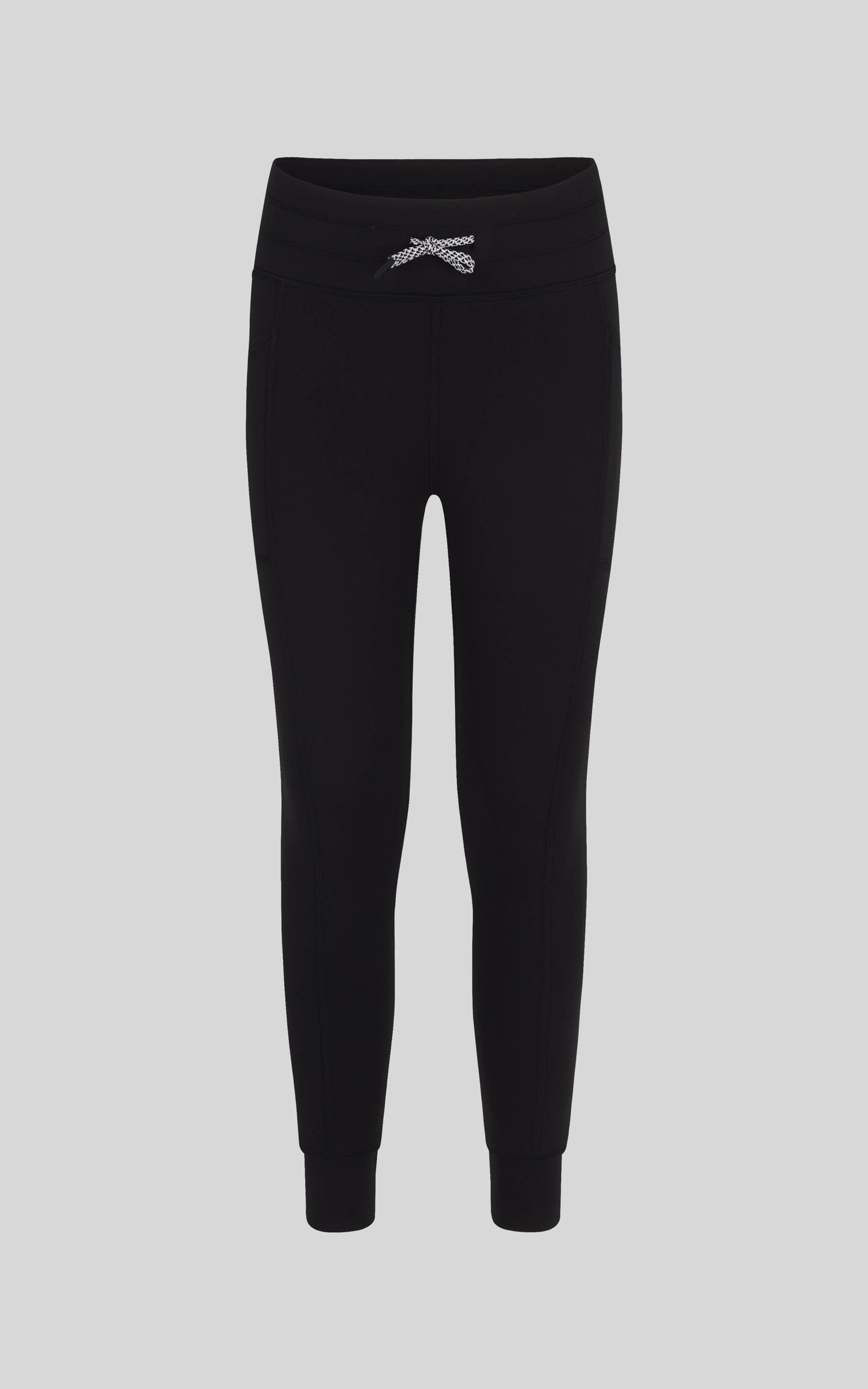 Girls Lux Cuffed 7/8 Jogger with Pockets and Draw string : Raspberry Rose