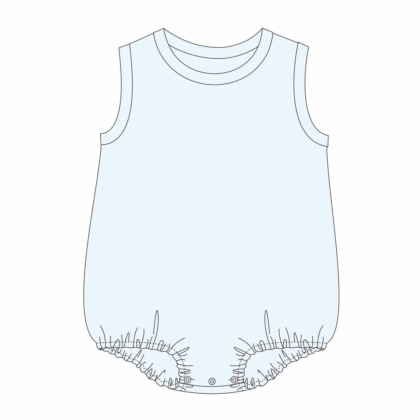 Knit Solid Bubble: White