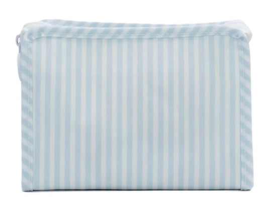 TRVL Roadie MEDIUM zip pouch- pimlico stripe blue