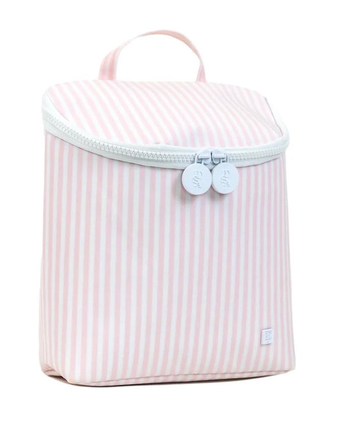 TRVL BOTTLE BAG PINK STRIPE