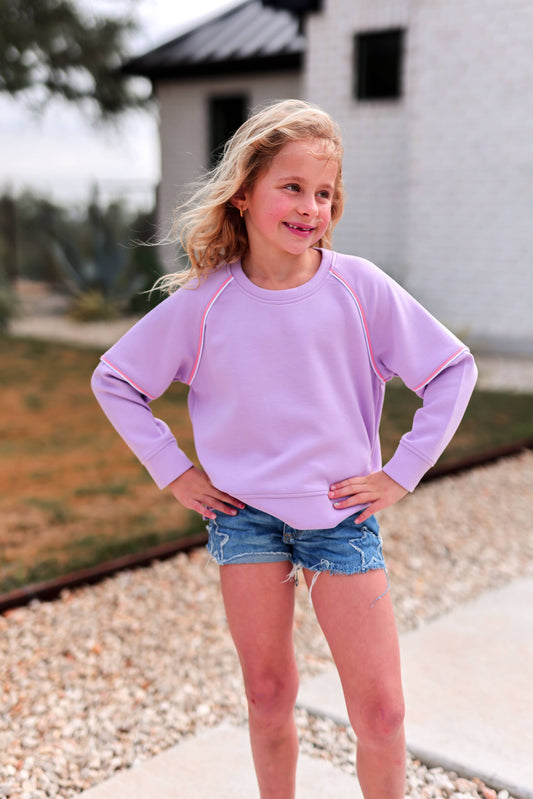 Do Your Best Pullover - (Lilac)