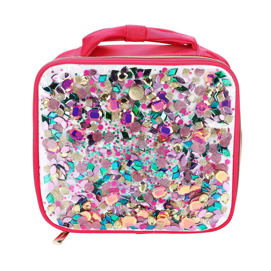 "Audrey" Bows & Jewels Confetti Lunch Box